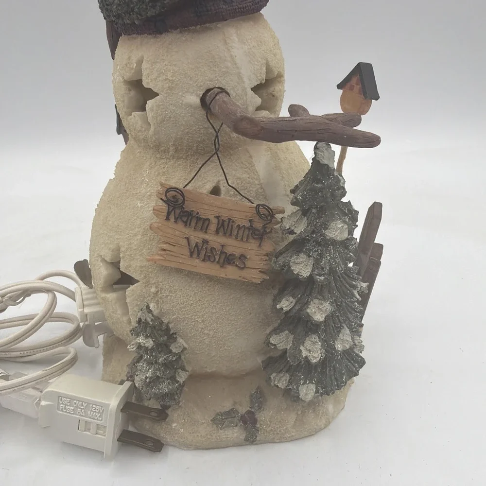 Crazy Mountain Snowman Light Heart Cutouts  9